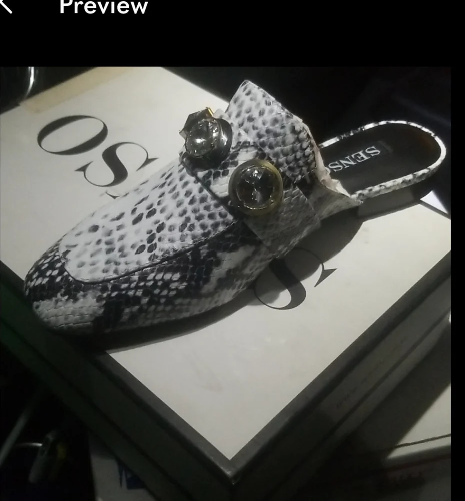 Senso Rio II Leather Snake Print Loafers NIB - Picture 3 of 10